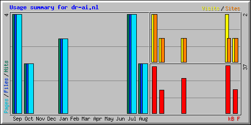 Usage summary for dr-ai.nl