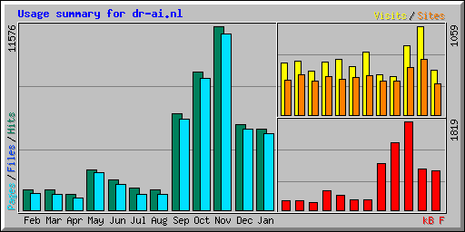 Usage summary for dr-ai.nl